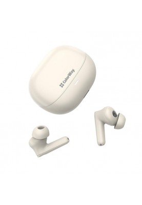 Bluetooth-гарнітура СolorWay Slim TWS-1 Earbuds Long Life Beige (CW-TWS1BE)