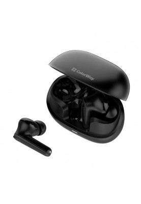 Bluetooth-гарнітура СolorWay Slim TWS-1 Earbuds Long Life Black (CW-TWS1BK1)