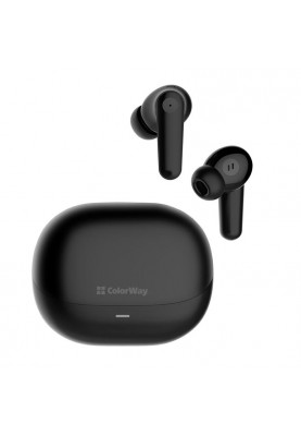 Bluetooth-гарнітура СolorWay Slim TWS-1 Earbuds Long Life Black (CW-TWS1BK1)