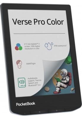 Електронна книга PocketBook 634K3 Verse Pro Color Stormy Sea (PB634K3-1-CIS)