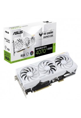 Відеокарта GF RTX 4070 Ti Super 16GB GDDR6X TUF Gaming BTF White Asus (TUF-RTX4070TIS-16G-BTF-WHITE)