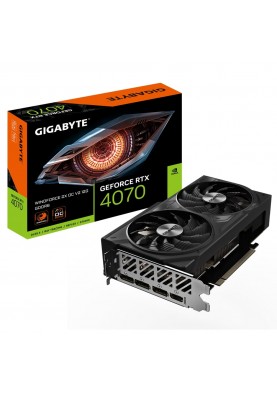 Відеокарта GF RTX 4070 12GB GDDR6 Windforce 2X OC V2 Gigabyte (GV-N4070WF2OCV2-12GD)