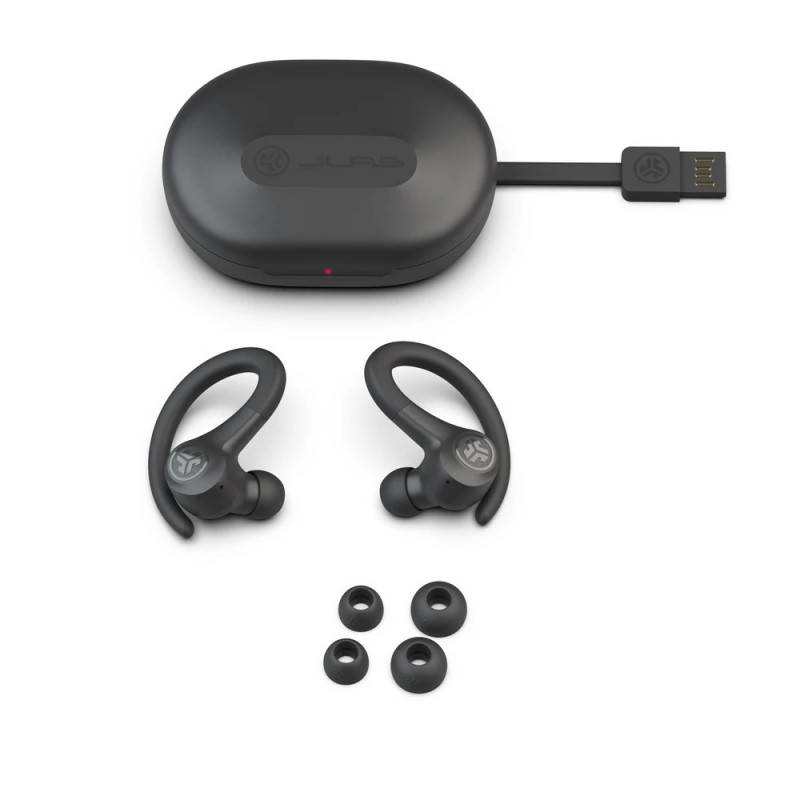 Bluetooth-гарнітура JLab Go Air Sport Black (IEUEBGAIRSPRTRBLK124)