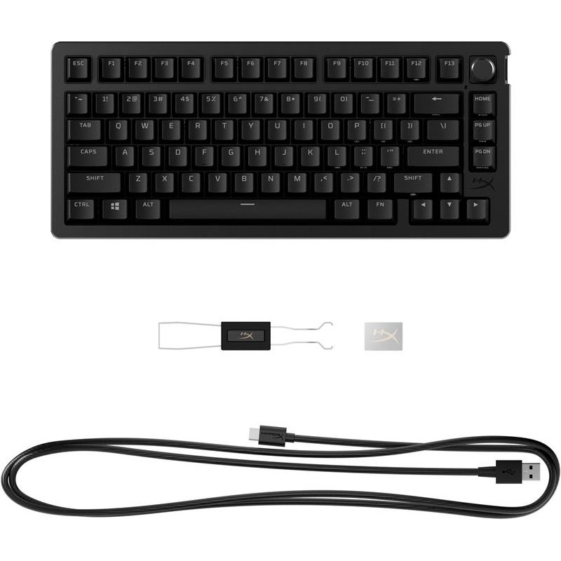 Клавіатура HyperX Alloy Rise 75 PBT Mechanical HyperX Red Black (7G7A4AA)