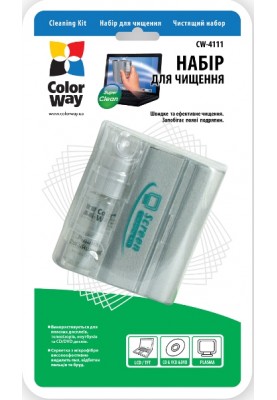 Чистячий набір ColorWay (CW-4111) мікрофібра та спрей