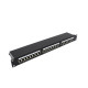 Патч-панель Kingda (KD-PP30-STP-C5e-24P) 19", 1U, 24*STP RJ45, 5e