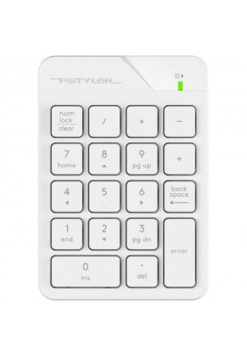 Клавіатура цифрова A4Tech Fstyler FGK21C White