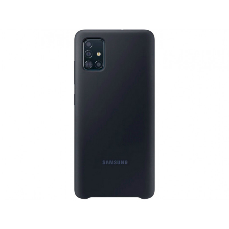 Чохол-накладка Samsung Silicone Cover для Samsung Galaxy A51 SM-A515 Black (EF-PA515TBEGRU)