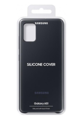 Чохол-накладка Samsung Silicone Cover для Samsung Galaxy A51 SM-A515 Black (EF-PA515TBEGRU)