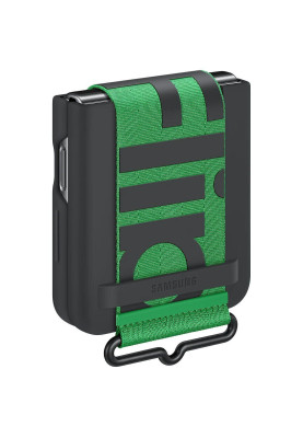 Чохол-накладка Samsung Silicone Cover with Strap для Samsung Galaxy Flip 4 SM-F721 Black (EF-GF721TBEGUA)