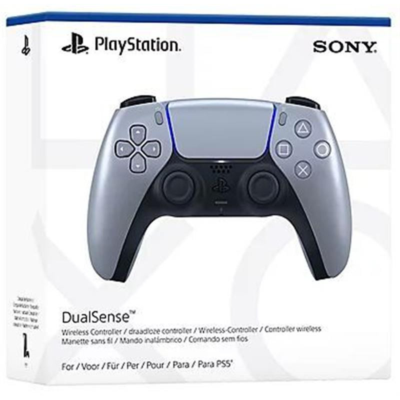 Геймпад бездротовий Sony PlayStation 5 DualSense Sterling Silver (1000040186)
