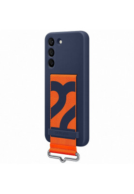 Чохол-накладка Samsung Silicone Cover with Strap для Samsung Galaxy S22 SM-S901 Navy (EF-GS901TNEGRU)