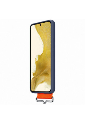 Чохол-накладка Samsung Silicone Cover with Strap для Samsung Galaxy S22 SM-S901 Navy (EF-GS901TNEGRU)