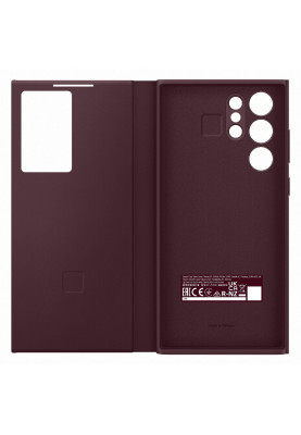 Чохол-книжка Samsung Smart Clear View Cover для Samsung Galaxy S22 Ultra SM-S908 Burgundy (EF-ZS908CEEGRU)