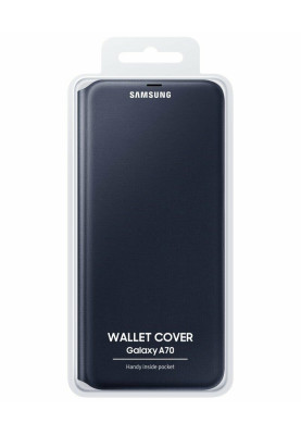 Чохол-книжка Samsung Wallet Cover для Samsung Galaxy A70 SM-A705/Galaxy A70s SM-A707 Black (EF-WA705PBEGRU)