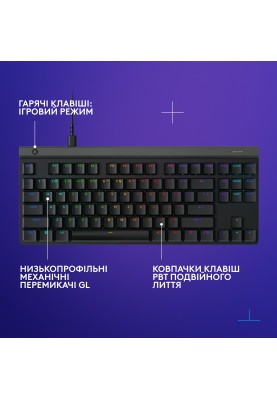 Клавiатура Logitech G515 TKL Black (920-012872)