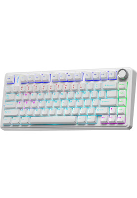 Клавіатура Aula F75 White (6948391202839)