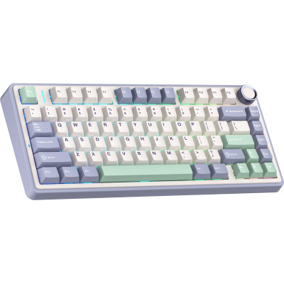 Клавіатура бездротова Aula F75 White (6948391208640)