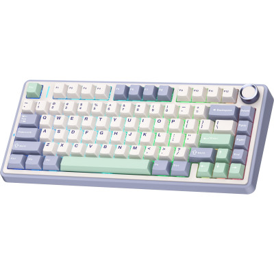 Клавіатура бездротова Aula F75 White (6948391208640)
