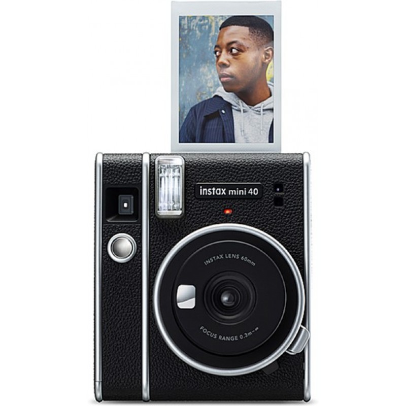 Фотокамера миттєвого друку Fujifilm Instax Mini 40 Black (16696863)