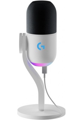 Мiкрофон Logitech Yeti GX Dynamic RGB Gaming Mic with Lightsync Off White (988-000576)