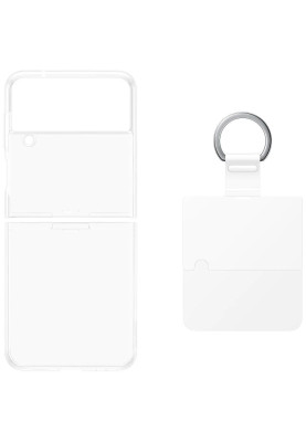 Чохол-накладка Samsung Clear Cover with Ring для Samsung Galaxy Flip 4 SM-F721 Transparent (EF-OF721CTEGUA)