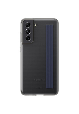 Чохол-накладка Samsung Clear Strap Cover для Samsung Galaxy S21 FE SM-G990 Dark Gray (EF-XG990CBEGRU)
