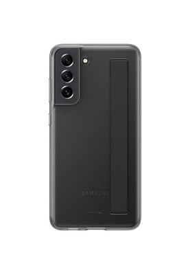 Чохол-накладка Samsung Clear Strap Cover для Samsung Galaxy S21 FE SM-G990 Dark Gray (EF-XG990CBEGRU)