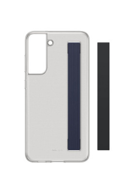 Чохол-накладка Samsung Clear Strap Cover для Samsung Galaxy S21 FE SM-G990 Dark Gray (EF-XG990CBEGRU)