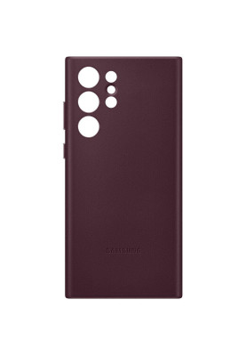 Чохол-накладка Samsung Leather Cover для Samsung Galaxy S22 Ultra SM-S908 Burgundy (EF-VS908LEEGRU)