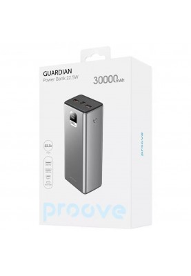 Універсальна мобільна батарея Proove Guardian 22.5W 30000mAh (2001001750053)