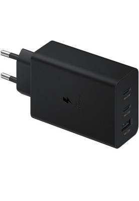 Мережевий зарядний пристрій Samsung Trio 65W Black (EP-T6530NBEGEU)
