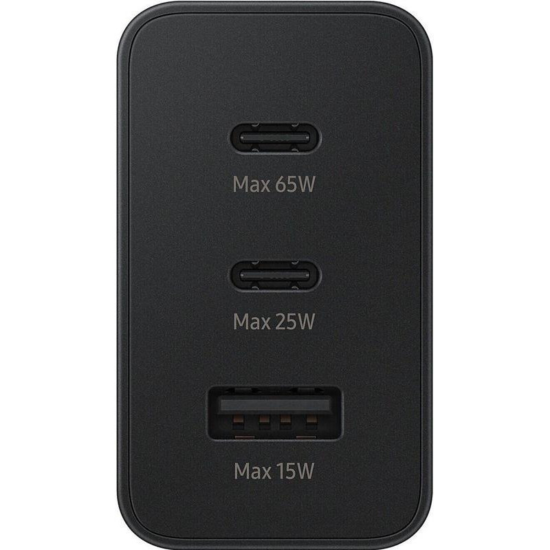 Мережевий зарядний пристрій Samsung Trio 65W Black (EP-T6530NBEGEU)
