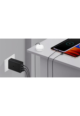 Мережевий зарядний пристрій Samsung Trio 65W Black (EP-T6530NBEGEU)