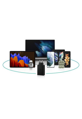 Мережевий зарядний пристрій Samsung Trio 65W Black (EP-T6530NBEGEU)