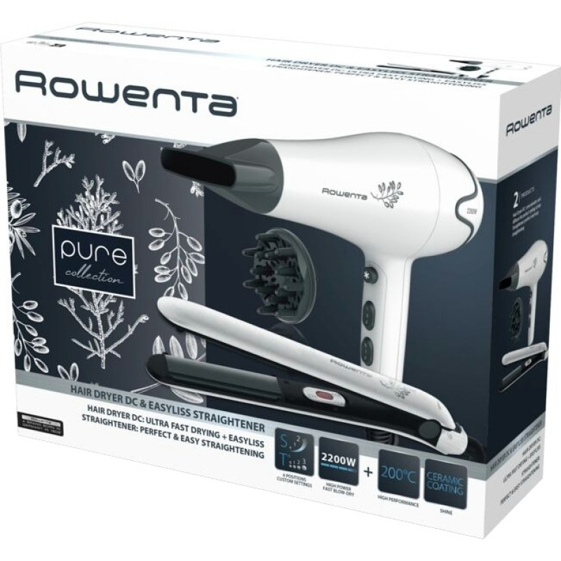 Фен і випрямляч для волосся Rowenta Pure Collection YD3057F0