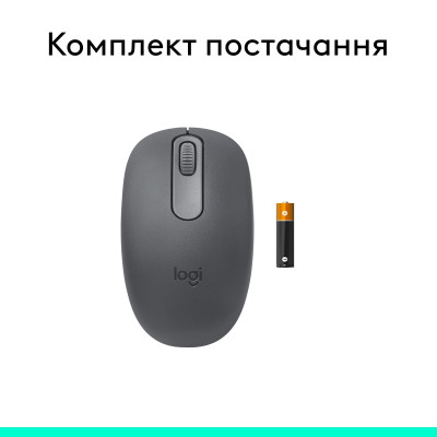 Миша бездротова Logitech M196 Graphite (910-007459) Миша бездротова Logitech M196 Graphite (910-007459)