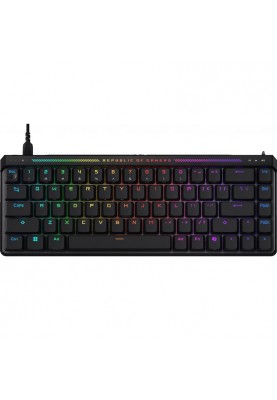 Клавiатура Asus ROG Falchion Ace LED 68key HFX Magnetic Switches Black (90MP03VE-BKUA20)