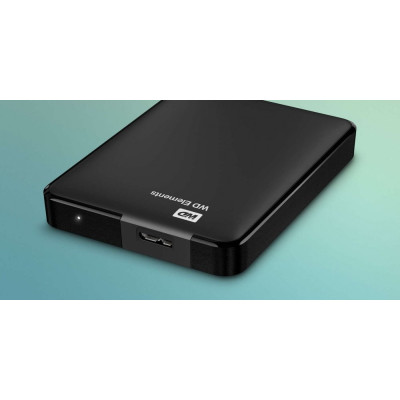 Зовнішній жорсткий диск 2.5" USB 1.0TB WD Elements Black (WDBUZG0010BBK-WESN) Зовнішній жорсткий диск 2.5" USB 1.0TB WD Elements Black (WDBUZG0010BBK-WESN)
