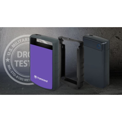 Накопичувач зовнiшнiй 2.5" USB 4.0TB Transcend StoreJet 25H3 (TS4TSJ25H3P) Накопичувач зовнiшнiй 2.5" USB 4.0TB Transcend StoreJet 25H3 (TS4TSJ25H3P)
