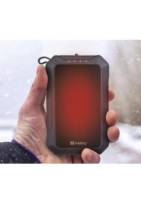 Універсальна мобільна батарея Sandberg Hand Warmer Powerbank 10000mAh Black (420-65)
