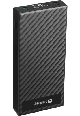 Універсальна мобільна батарея Sandberg Powerbank 30000mAh PD 100W Black (420-87)
