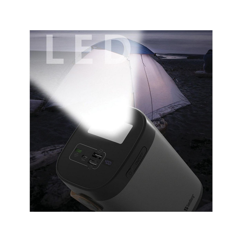 Універсальна мобільна батарея Sandberg Powerbank 60000mAh PD 20W Silver (420-71)