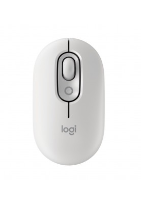 Миша бездротова Logitech Pop Mouse with Emoji Off-White (910-007411)