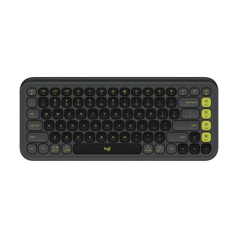 Клавiатура бездротова Logitech Pop Icon Keys Graphite (920-013157)