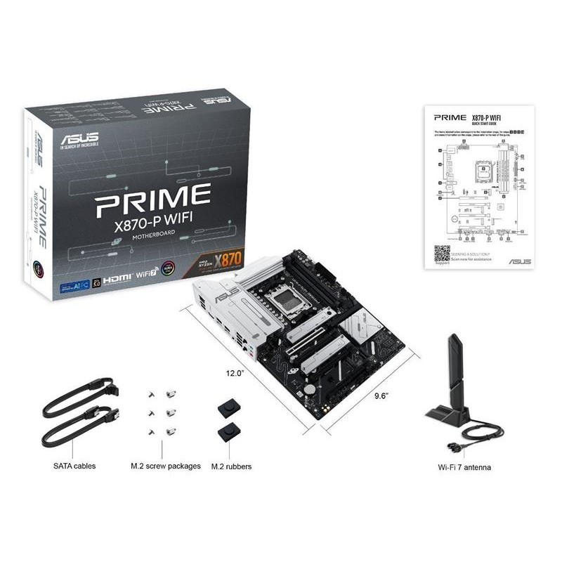 Материнська плата Asus Prime X870-P WiFi Socket AM5