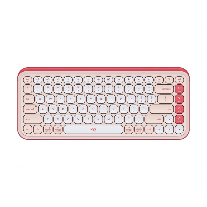 Клавiатура бездротова Logitech Pop Icon Keys Rose (920-013073)