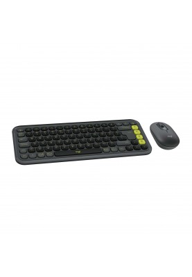 Комплект (клавіатура, миша) бездротовий Logitech Pop Icon Combo Graphite (920-013156)