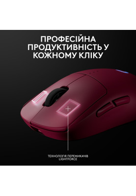 Миша бездротова Logitech G Pro 2 Lightspeed Pink (910-007309)