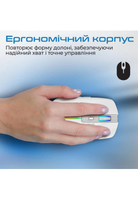Миша бездротова Promate Kitt White